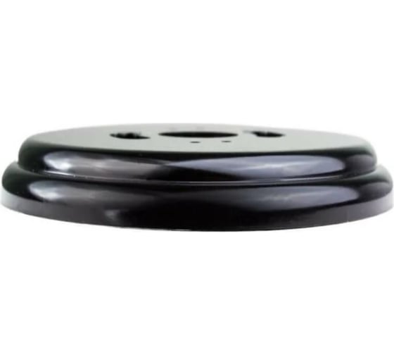 Рамка Electraline 1-местная R, пластик, черный RF1-610-23