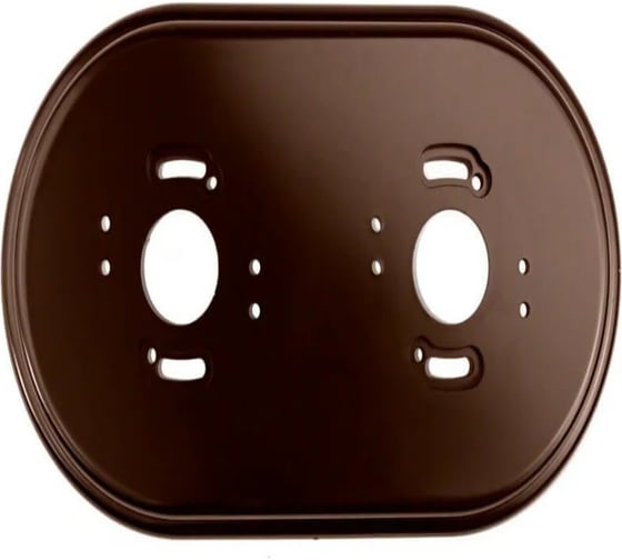 Рамка Electraline 2-местная R, пластик, коричневый RF1-620-22