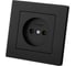 Розетка TDM ELECTRIC 2П 10А 250В черная Сенеж TDM SQ1816-0270 1