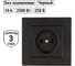 Розетка TDM ELECTRIC 2П 10А 250В черная Сенеж TDM SQ1816-0270 2