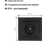 Розетка TDM ELECTRIC 2П 10А 250В черная Сенеж TDM SQ1816-0270 3