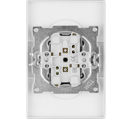 Розетка TDM ELECTRIC двойная 2П 10А 250В с защ. шт. черная Сенеж TDM SQ1816-0275