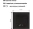 Розетка TDM ELECTRIC 2П+З 16А 250В IP44 с защ. шт. с крышкой черная Сенеж TDM SQ1816-0279 3