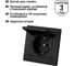 Розетка TDM ELECTRIC 2П+З 16А 250В IP44 с защ. шт. с крышкой черная Сенеж TDM SQ1816-0279 4