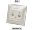 Розетка TDM ELECTRIC компьютерная двойная RJ45 перламутр Лама TDM SQ1815-0855 2