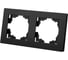 Рамка TDM ELECTRIC 2-х постовая черная Сенеж TDM SQ1816-0330 1