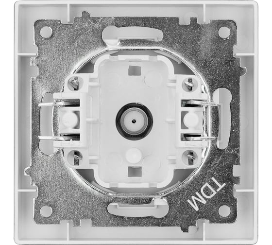 Розетка TDM ELECTRIC SAT (F-разъем) 0-2400МГц черная Сенеж TDM SQ1816-0329