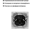 Розетка TDM ELECTRIC 2П+З 16А 250В + 2 USB порта 2,1А 5В черная Сенеж TDM SQ1816-0283 5