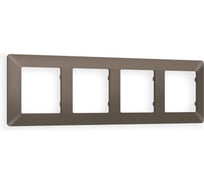 Рамка на 4 поста Ambrella VOLT ALFA Line AF110634