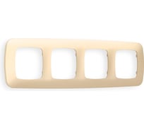 Рамка на 4 поста Ambrella VOLT OMEGA Ecta OF140604