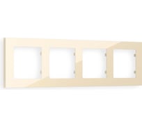 Рамка на 4 поста Ambrella VOLT ALFA Techno AF220304