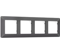 Рамка на 4 поста Ambrella VOLT ALFA Line AF110654