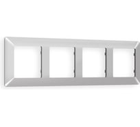 Рамка на 4 поста Ambrella VOLT ALFA Line AF110404