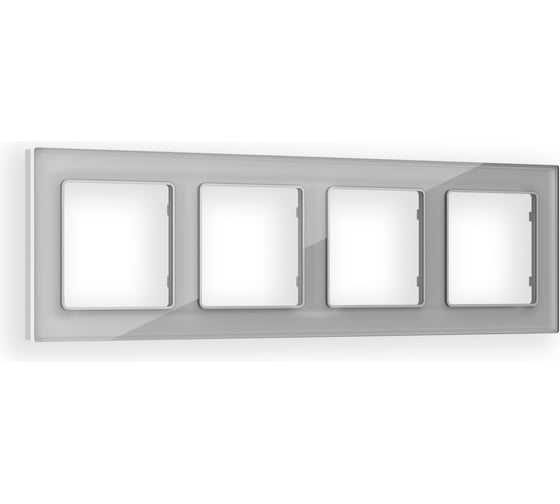 Рамка на 4 поста Ambrella VOLT ALFA Platos AF330404 1