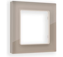 Рамка на 1 пост Ambrella VOLT ALFA Platos AF380601