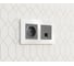 Рамка на 1 пост Ambrella VOLT ALFA Qubi AF250101 2