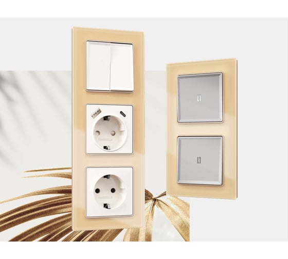 Рамка на 1 пост Ambrella VOLT ALFA Platos AF330601