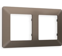 Рамка на 2 поста Ambrella VOLT ALFA Line AF110632