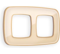 Рамка на 2 поста Ambrella VOLT OMEGA Coint OF640342
