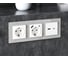 Рамка на 2 поста Ambrella VOLT ALFA Platos AF330402 2