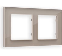 Рамка на 2 поста Ambrella VOLT ALFA Platos AF380602