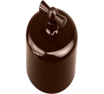 Выключатель 1-клавишный Electraline R, пластик, Коричневый R1-210-22