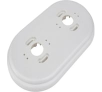 Рамка 2-местная Electraline R, пластик, белый RF1-620-21
