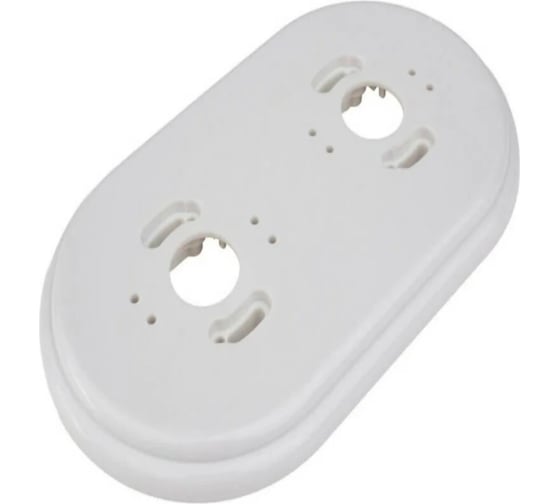 Рамка 2-местная Electraline R, пластик, белый RF1-620-21 1