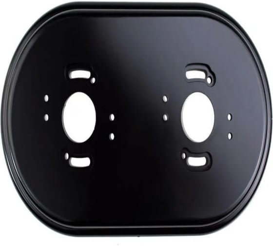 Рамка 2-местная Electraline R, пластик, черный RF1-620-23