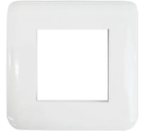 Рамка для лицевых панелей Filum 45x45 мм (mosaic), 2 модуля, белая FL-FP272