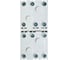 Розетка Filum FL-PWS-2P-RD 2х2К+З нем.стд., 45х90 мм (mosaic), 4 модуля, красная, 00-01114957 3