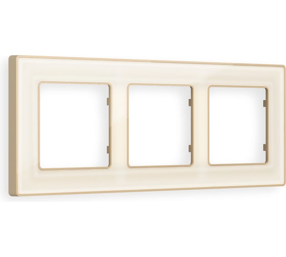 Рамка на 3 поста Ambrella VOLT ALFA Arctic AF580343 1