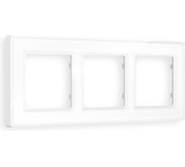 Рамка на 3 поста Ambrella VOLT ALFA Arctic AF580103