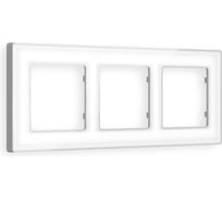 Рамка на 3 поста Ambrella VOLT ALFA Arctic AF580133