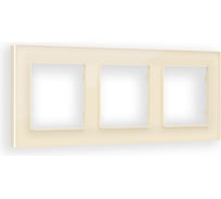 Рамка на 3 поста Ambrella VOLT ALFA Platos AF380303