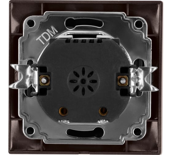 Выключатель TDM ELECTRIC с датчиком движения 1А шоколад Лама TDM SQ1815-0547