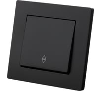 Выключатель TDM ELECTRIC на 2 направления 1 клавишный 10А черный Сенеж TDM SQ1816-0306