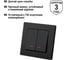 Выключатель TDM ELECTRIC 2 клавишный с подсветкой 10А черный Сенеж TDM SQ1816-0305 4