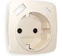 Лицевая панель Ambrella VOLT для электрической розетки с заземлением со шторками, 2USB A+C OMEGA OP3100