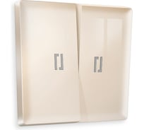 Лицевая панель для 2-клавишных выключателей с подстветкой Ambrella VOLT ALFA AP3040