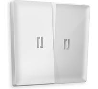 Лицевая панель для 2-клавишных выключателей с подстветкой Ambrella VOLT ALFA AP1040