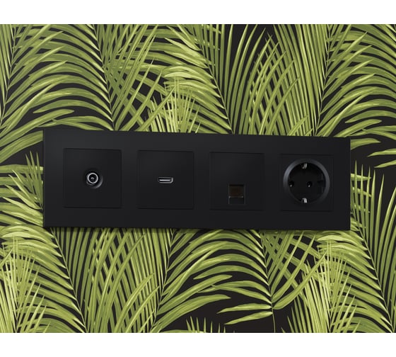 Лицевая панель Ambrella VOLT для HDMI розетки ALFA AP8140