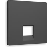 Лицевая панель Ambrella VOLT для компьютерной/телефонной розетки RJ-45/RJ-11 ALFA AP9120