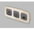 Лицевая панель Ambrella VOLT для компьютерной/телефонной розетки RJ-45/RJ-11 OMEGA OP6620 2