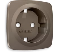 Лицевая панель Ambrella VOLT для электрической розетки с заземлением OMEGA OP6360