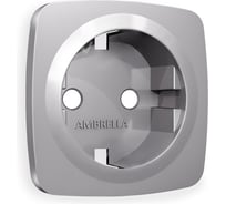 Лицевая панель Ambrella VOLT для электрической розетки с заземлением OMEGA OP5060