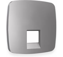 Лицевая панель Ambrella VOLT для компьютерной/телефонной розетки RJ-45/RJ-11 OMEGA OP5120