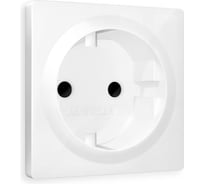 Лицевая панель Ambrella VOLT для электрической розетки с заземлением со шторками ALFA AP1070