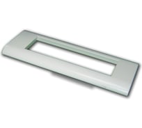 Пластиковая накладка на цоколь LANMASTER 45X135, белая, 6 модулей LAN-FR45X135-WH