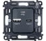 Механизм розетки Ambrella VOLT 2USB A+C 20W быстрая зарядка VM177 1